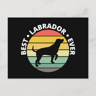Best English Lab Labrador Retriever Retro Feestdagenkaart
