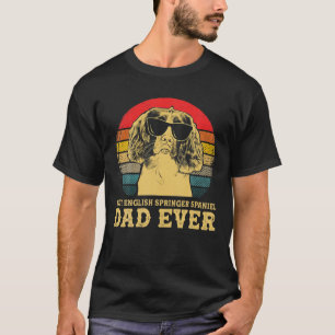 Best English Springer Spaniel Dad Ever Hondenliefh T-shirt