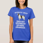 Best English Springer Spaniel Grandma T-shirt (Voorkant)