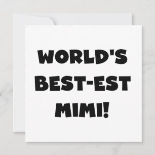 Best-est-Beste Mimi van de wereld de de Zwarte