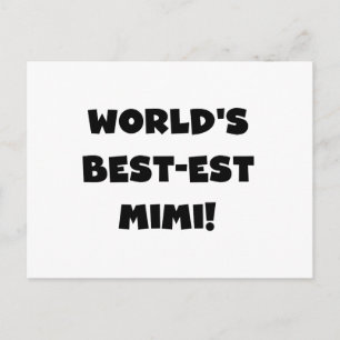 Best-est-Beste Mimi van de wereld de de Zwarte Briefkaart