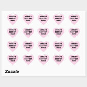 Best-est-Beste Mimi van de wereld de de Zwarte Hart Sticker (Vel)