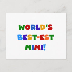 Best-est-Beste Mimi van de wereld de Heldere Briefkaart
