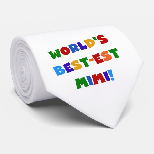 Best-est-Beste Mimi van de wereld de Heldere Gifte Stropdas (Opgerold)