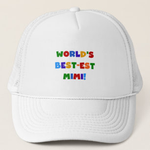 Best-est-Beste Mimi van de wereld de Heldere Gifte Trucker Pet
