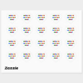 Best-est-Beste Mimi van de wereld de Heldere Hart Sticker (Vel)