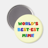Best-est-Beste Mimi van de wereld de Heldere Magneet (Voorkant / Achterkant)