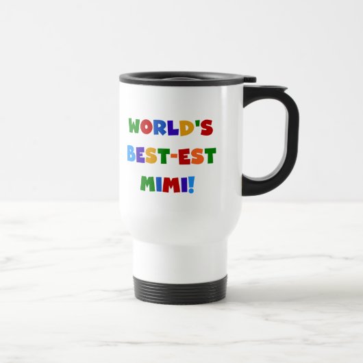 Best-est-Beste Mimi van de wereld de Heldere Reisbeker (Rechts)