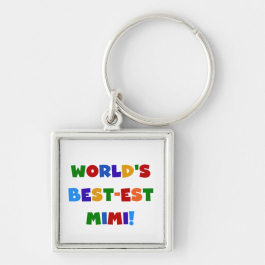 Best-est-Beste Mimi van de wereld de Heldere Sleutelhanger (Voorkant)
