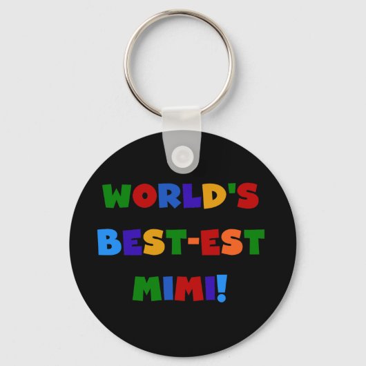 Best-est-Beste Mimi van de wereld de Heldere Sleutelhanger (Voorkant)