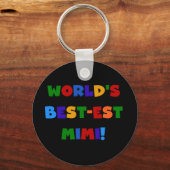 Best-est-Beste Mimi van de wereld de Heldere Sleutelhanger (Voorkant)