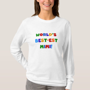 Best-est-Beste Mimi van de wereld de Heldere T-shirt