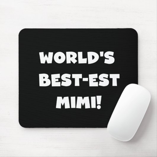 Best-est-Beste Mimi van de wereld de Witte Giften Muismat (Met muis)
