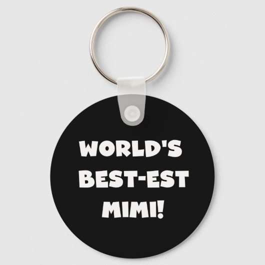 Best-est-Beste Mimi van de wereld de Witte Giften  Sleutelhanger (Voorkant)