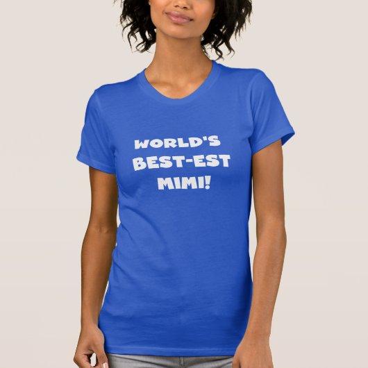 Best-est-Beste Mimi van de wereld de Witte Giften T-shirt (Voorkant)