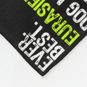 Best Eurasier Dog MOM Ever Hondenliefhebbers Fleece Deken (Hoek)