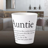 Best Ever Aunt ter wereld, tante Definition Latte Mok