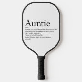 Best Ever Aunt ter wereld, tante Definition Pickleball Paddle (Voorkant)