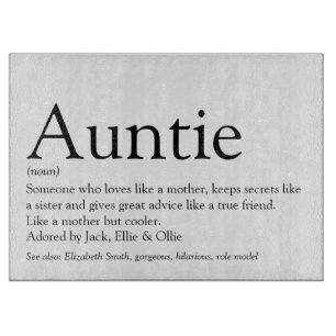 Best Ever Aunt ter wereld, tante Definition Snijplank
