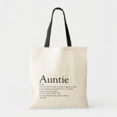 Best Ever Aunt ter wereld, tante Definition Tote Bag (Voorkant)