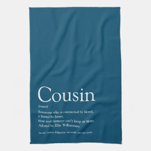 Best Ever Cousin Definition Blue Fun Theedoek