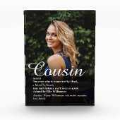 Best Ever Cousin Definition Foto van de wereld (Voorkant)