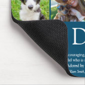 Best Ever Dad Definition 8 Photo Fun Blue Muismat (Hoek)