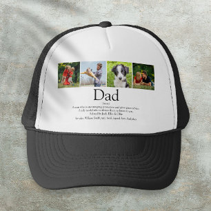 Best Ever Dad Definition Photo Fun Trucker Pet
