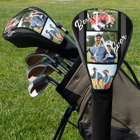 Best Ever Dad Photo Retro Golfheadcover