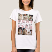 Best Ever Dog | 6 Foto-collage T-shirt (Voorkant)