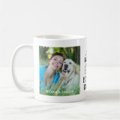 Best Ever Dog Mam Gepersonaliseerde Pet 2 Foto Koffiemok (Links)