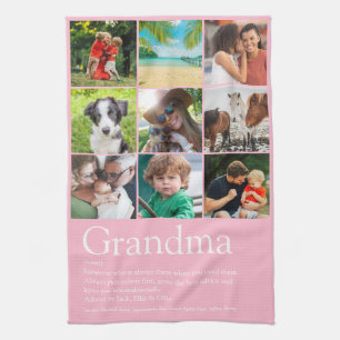 Best Ever Grandma Definition 9 Photo Collage Pink Theedoek