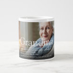 Best Ever Grandma Nan Photo Fun Definition Grote Koffiekop<br><div class="desc">Personaliseert for your special Grandma,  Grandmother,  Granny,  Nan or Nanny to create a single gift for birthdays,  Christmas,  mother's day,  babyshowers,  or any day you want to show how much she means to you. A perfect way to show her how amazing she is every day. Designed by Thisisnotme©</div>