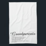 Best Ever Grandouders Definition Script Theedoek<br><div class="desc">Pas je eigen grootouders aan om een unieke gave te creëer. Een perfecte manier om hen te shows hoe geweldig ze elke dag zijn. Ontworpen door: Thisnotme©</div>