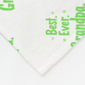 Best Ever Grandpa Blanket – Aangepast cadeau voor  Fleece Deken (Hoek)