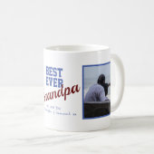Best Ever Grandpa Custom 2 Foto Koffiemok (Voorkant rechts)