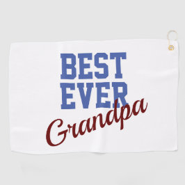 Best Ever Grandpa Golfhanddoek