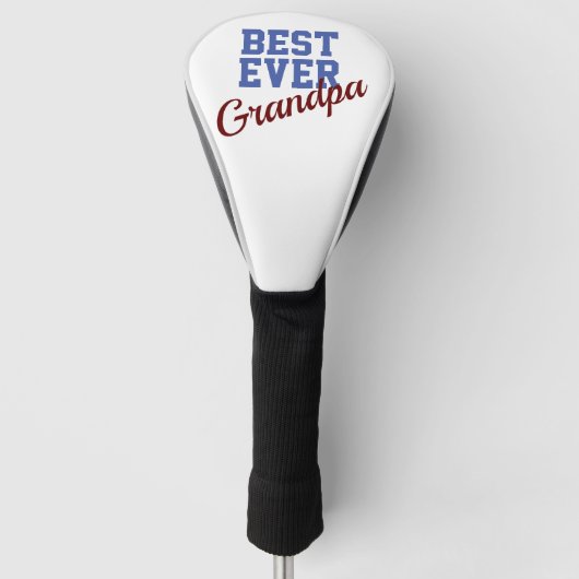 Best Ever Grandpa Golfheadcover (Voorkant)