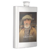 Best Ever Grandpa Since 20XX Simple Elegant Photo Flacon (Rechts)