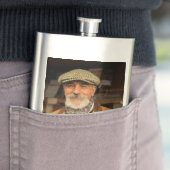 Best Ever Grandpa Since 20XX Simple Elegant Photo Flacon (Voorbeeld)