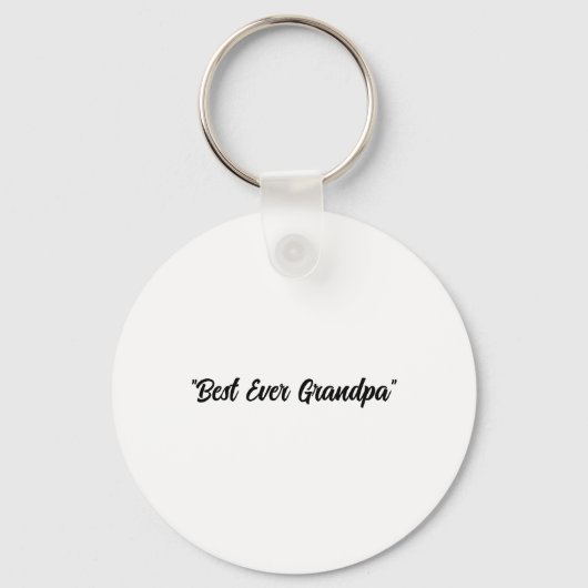 Best Ever Grandpa Sleutelhanger - Custom Gift voor (Achterkant)