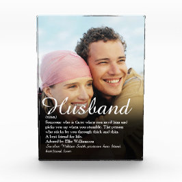 Best Ever Husband Definition Script Photo van de w Fotoblokken