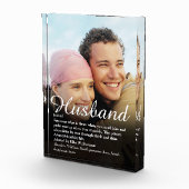Best Ever Husband Definition Script Photo van de w Fotoblokken (Rechts)