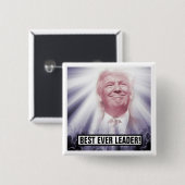 Best Ever Leader Vierkante Button 5,1 Cm (Voorkant /achterkant)