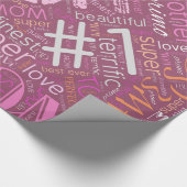 Best Ever Ma Word Cloud ID262 Cadeaupapier (Hoek)