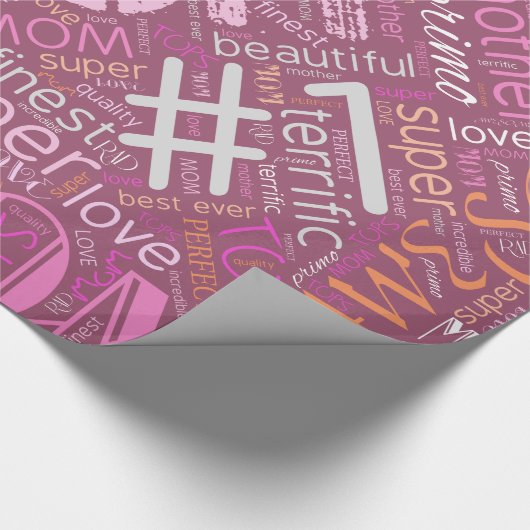 Best Ever Ma Word Cloud ID262 Cadeaupapier (Hoek)