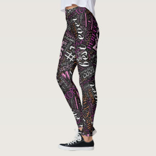 Best Ever Ma Word Cloud ID262 Leggings