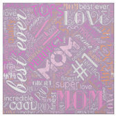 Best Ever Ma Word Cloud ID262 Stof (Swatch)