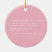 Best Ever Mam Moeder Definition Foto Keramisch Ornament (Achterkant)