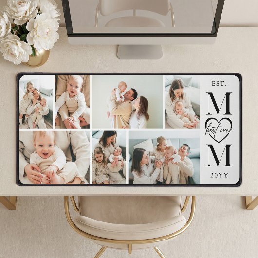 Best Ever Mom Personalized 7 Photo Collage Mother Bureaumat